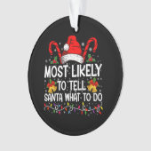 Très Probable De Dire À Père Noël Ce Qu'Il Faut Fa (devant)