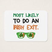 Très Probable De Sortir Irlandais (Dos)