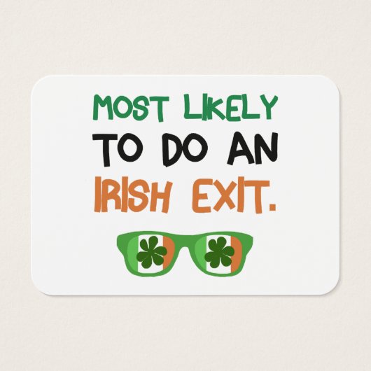 Très Probable De Sortir Irlandais (Devant)