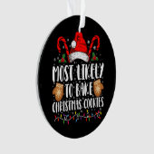 Très Probablement Bake Noël Cookie Famille Xmas (devant)