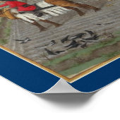 Très Riches Heures - oktober Poster (Hoek)