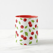 Très tasse de cerise - sur le blanc (Centre)