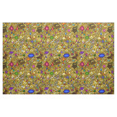 Trésor de butin de pirate et tissu d'illustration (Yard)