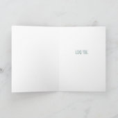 Trésor de coquillages Carte pliée 5x7 (Intérieur)