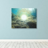 Trésor marin - Toile enveloppée (Insitu (Plancher de Bois))