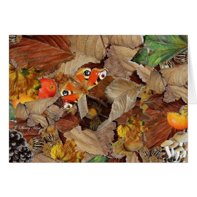 TRÉSORERIE AUTOMNE ~ Carte (Devant Horizontal)