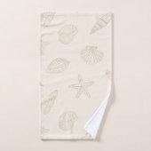 Trésors Côtiers Sandy Taupe (Serviette à main)