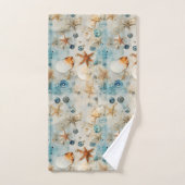 Trésors de la mer vintage (Serviette à main)