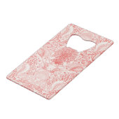 Trésors de plage en rouge corail (Dos Angle)