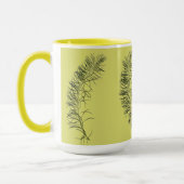 Trésors texturaux de l'été sur une Mug - B (Gauche)