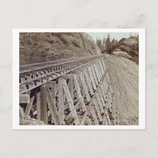 Trestle in Clipper Ravine Briefkaart (Voorkant)