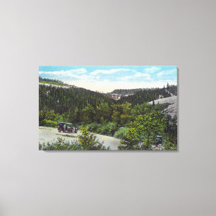 Trestle on the Milwaukee - Nine Mile Canyon Canvas Afdruk