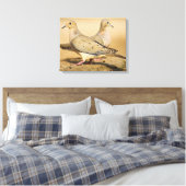 Treurduif Canvas Afdruk (Insitu (Slaapkamer))