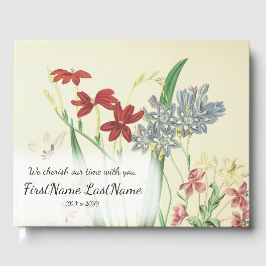 Treurig, Conservatief, Herinneringen, gastenboek (Voorkant)