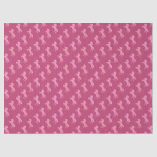 Treurig Roze Tissuepapier Paarden Preppy Cowgirl