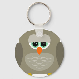 Treurige Hibou Sleutelhanger