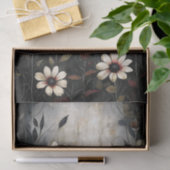 Treurige wilde bloementuin decoupage tissuepapier (Geschenk)