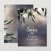 Treurwilg & Metselaar Pot 'Save the Date' Aankondigingskaart (Voorkant / Achterkant)