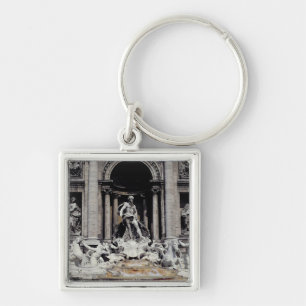 Trevi-fontein, gebouwd 1732-62 sleutelhanger