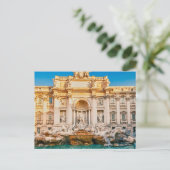 Trevi-fontein op het Briefkaart van Rome (Staand voorkant)