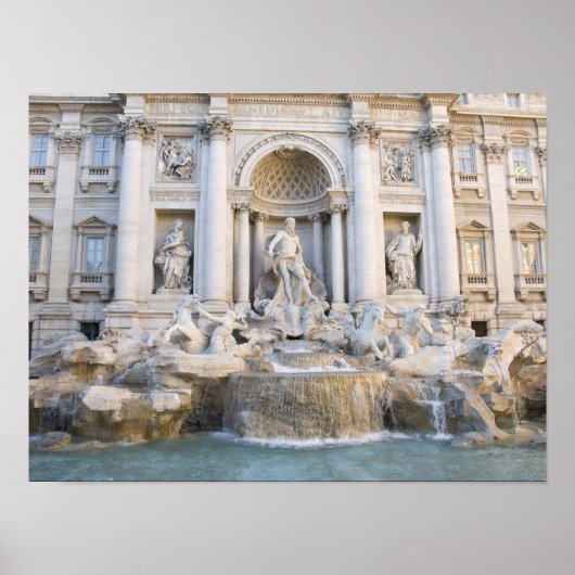 Trevi fontein poster (Voorkant)