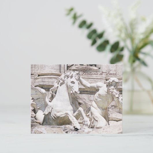 Trevi-fontein, Rome Briefkaart (Staand voorkant)