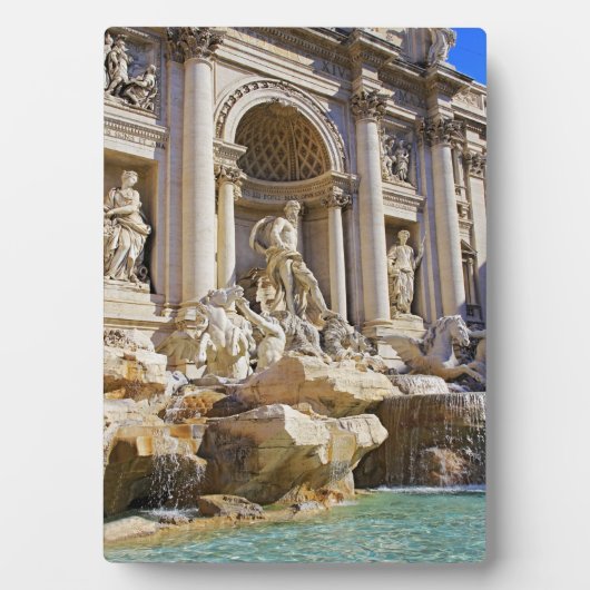 Trevi Fontein Rome Fotografie Fotoplaat (voorkant)