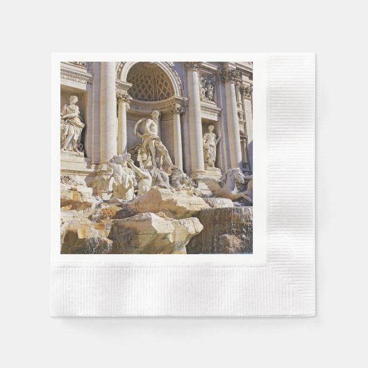 Trevi Fontein Rome Fotografie Servet (Voorkant)