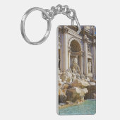 Trevi Fontein Rome Fotografie Sleutelhanger (Voorkant Links)