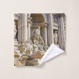 Trevi Fontein Rome Fotografie Washandje