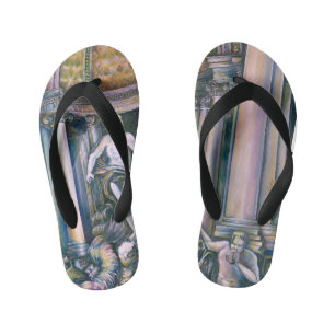 Trevi fontein, Rome Kinder Teenslippers
