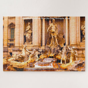 Trevi Fontein Rome. Legpuzzel
