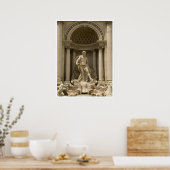 Trevi-fontein, Rome Poster (Keuken)