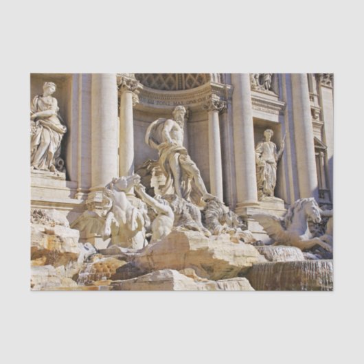 Trevi fontein tissuepapier (Voorkant)