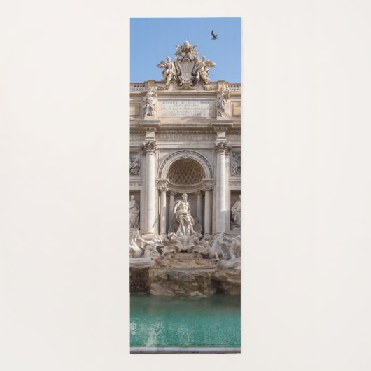 Trevi-fontein vroeg in de ochtend - Rome, Italië Yogamat (Achterkant)