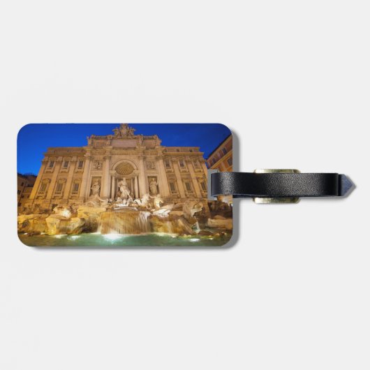 Trevi Fountain Bagagelabel (Achterkant horizontaal)