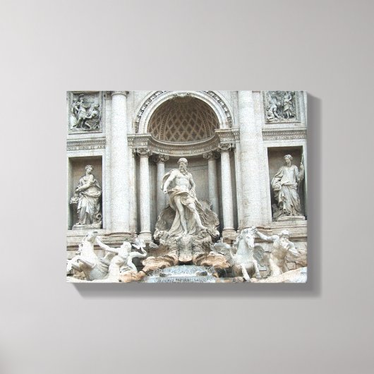 Trevi Fountain Canvas (Voorkant)