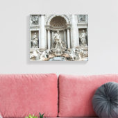 Trevi Fountain Canvas Afdruk (Insitu (Woonkamer))