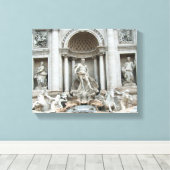 Trevi Fountain Canvas Afdruk (Insitu (Houten vloer))