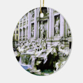 Trevi Fountain Keramisch Ornament (Links)