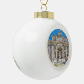 Trevi fountain keramische bal ornament (Links)