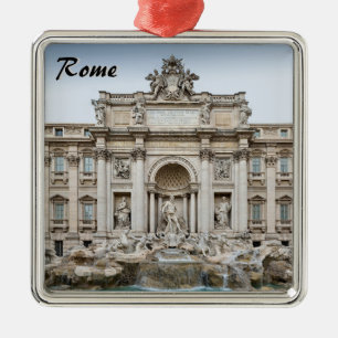 Trevi Fountain Metalen Ornament