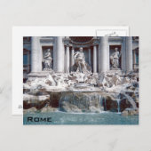 Trevi Fountain Rome Briefkaart (Voorkant / Achterkant)