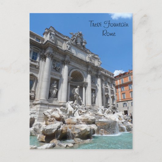 Trevi Fountain - Rome Briefkaart (Voorkant)