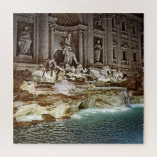 Trevi Fountain - Rome, Italië - 20x20 - 676 pcs Legpuzzel
