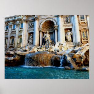 Trevi Fountain, Rome, Italië Poster