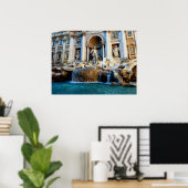 Trevi Fountain, Rome, Italië Poster (Thuiskantoor)