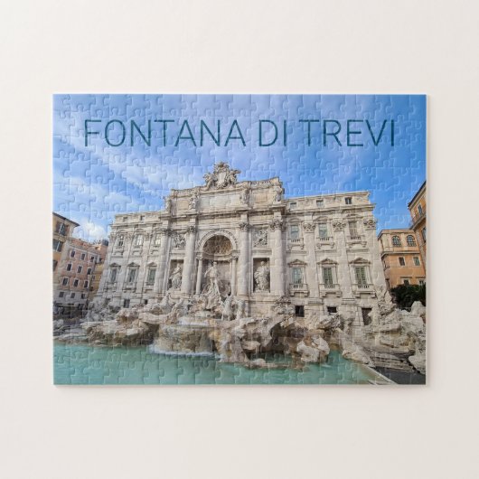Trevi Fountain Rome Italy Holiday Panorama Legpuzzel (Horizontaal)