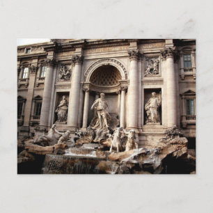 Trevi Fountain Rome Italy Travel Briefkaart