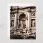 Trevi Fountain Rome Italy Travel Briefkaart (Voorkant / Achterkant)